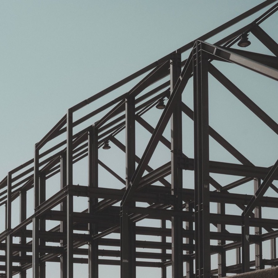 Constructiewerk bij Begush Las- en Metaalwerk, Naaldwijk.